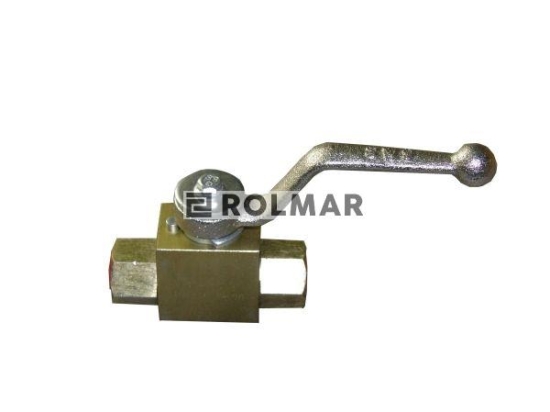 Zawór kulowy hydrauliczny dwudrożny 25 MPA 1/4"