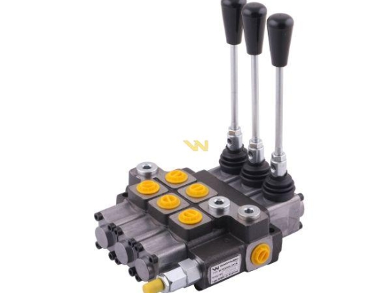 Rozdzielacz hydrauliczny 3-sekcyjny max przepływ 40L (1-sekcja nurnikowa) Waryński