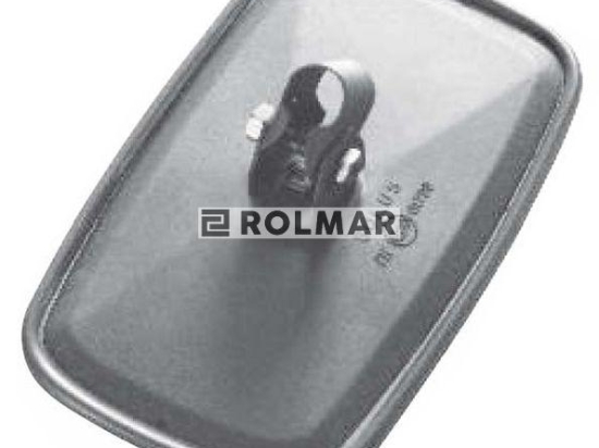 Lusterko z metalowym uniwersalnym uchwytem  232 x 145, mocowanie fi 15-18 mm ( sprzedawane po 4 )