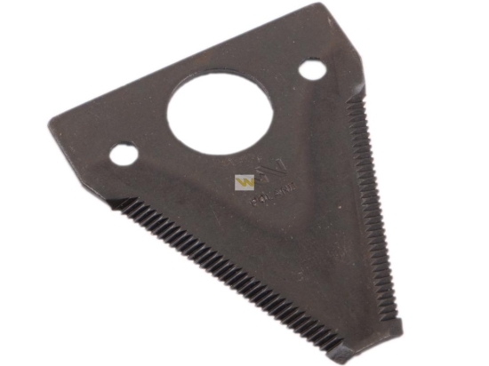 Nóż żniwny 90x76x3mm otwór 6.5 zastosowanie E18 Fortschritt WARYŃSKI ( sprzedawane po 25 )