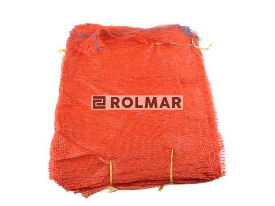 Worek raszlowy 25-30kg pomarańczowy z zaciągiem ( sprzedawane po 100 szt.)