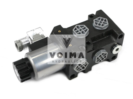 Dzielnik. zawór. elektrozawór kierunkowy elektromagnetyczny kontroli (DVS6/50 L/MIN) (24V DC) 6/2 G3/8 50L VOIMA