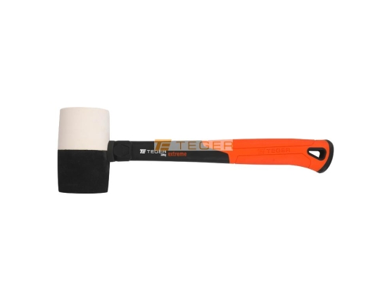 Młotek gumowy z trzonkiem fiberglass 680 g Extreme / TEGER