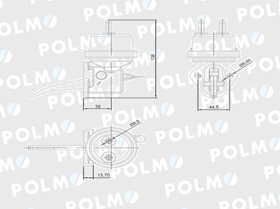 Pompa zasilająca RE61260 POLMO