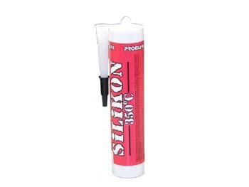 Silikon uszczelniająco-klejący 350*C. 300 ml czarny