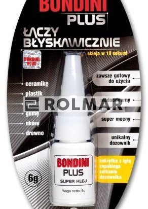 Klej cyjanoakrylowy Bondini Plus 6g