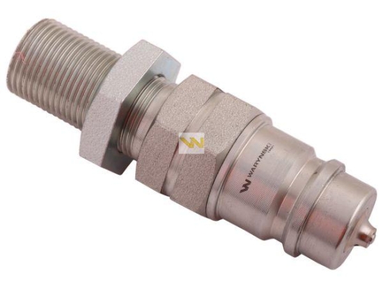 Szybkozłącze hydrauliczne wtyczka long z eliminatorem ciśnienia M20x1.5 gwint zewnętrzny EURO (ISO 7241-A) Waryński