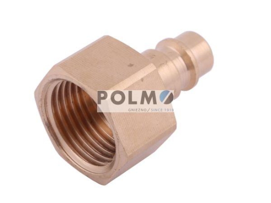 Szybkozłącze pneumatyczne P26 NW7.2 wtyczka 1/2"BSP gwint wewnętrzny POLMO  ( sprzedawane po 5 )