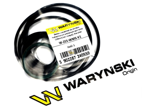 Zestaw uszczelnień do silników hydraulicznych orbitalnych serii WMS (125cm3/obr i więcej), Waryński