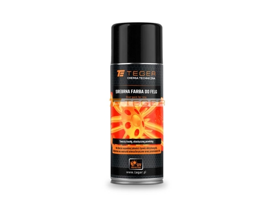 Srebrna farba do felg  400 ml / TEGER