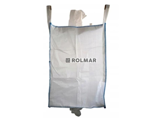 Worek BIG BAG 1200kg. 105x105x210. 4 uchwyty. ze stabilizatorem kształtu. lej zasypowy/lej spustowy