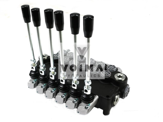 Rozdzielacz hydrauliczny 6-sekcyjny 80L VOIMA