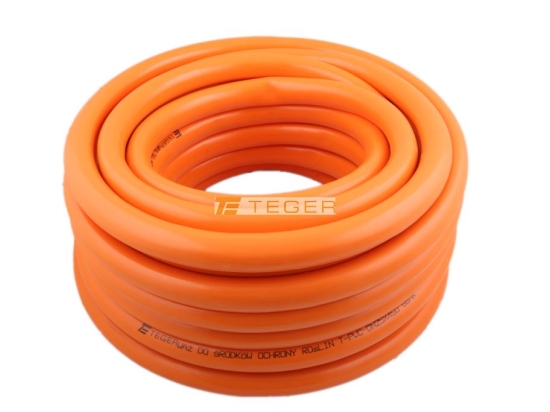 Wąż do środków ochrony roślin (do opryskiwaczy) zbrojony PVC 25X4 6bar TEGER (sprzedawane po 25m)