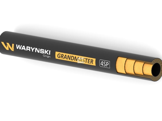 Wąż hydrauliczny do zakuwania GRANDMASTER 4SP DN16 4-oplotowy 350 Bar Waryński (sprzedawany po 40m)