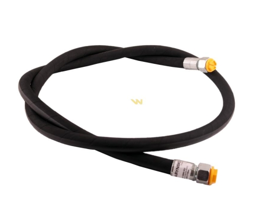 Przewód hydrauliczny 275 bar gwint DKR/DKR 1/2" BSP proste L-2000mm DN12-2SN (C11C11/211/13-2000) 27.5 Mpa