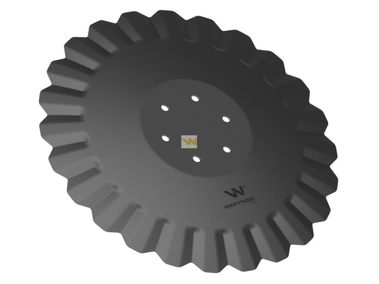 Talerz, tłoczony fi 510 mocowanie 6/120 grubość 4,5 mm stal borowa, Waryński