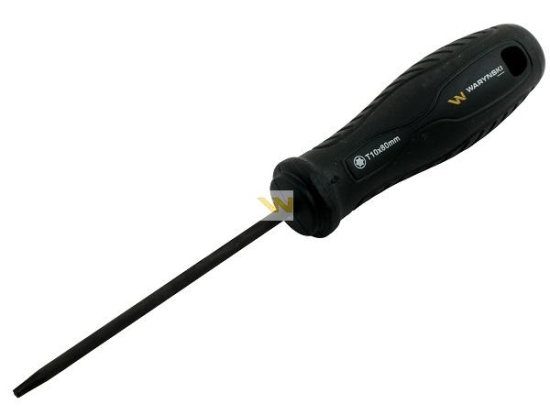 Wkrętak T10. 80 mm. stal SVCM. Waryński