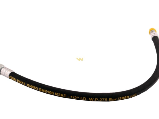 Przewód hydrauliczny 275 bar gwint M22x1.5 proste L-800mm DN12-2SN 7214/07-082/0 . 7214/07-083/0 Cyklop (AB-13-800; P11P21)  27.5MPa Waryński