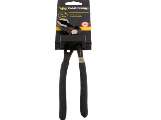 Szczypce do rur szybkonastawne 180mm. zakres szczęk 42 mm Waryński