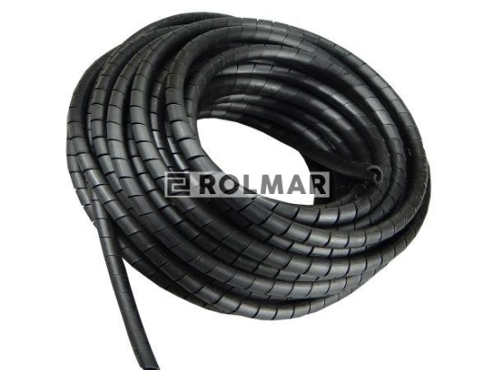 Osłona spiralna na węże hydrauliczne SGX-16 (Zakres: 13-18mm) czarna (sprzedawane po 20) 20m