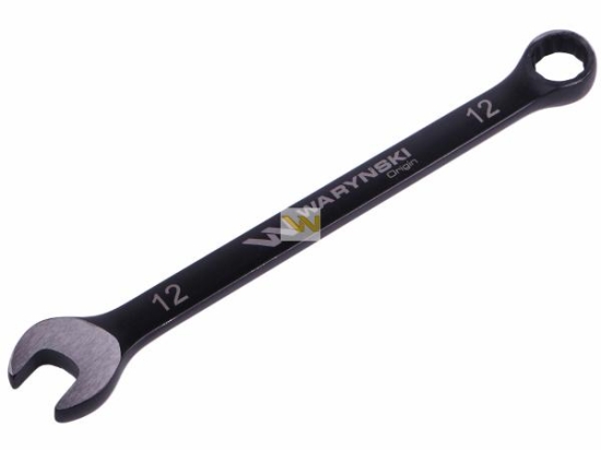 Klucz płasko-oczkowy 12 mm. CrV  standard ASME B107-2010 Waryński