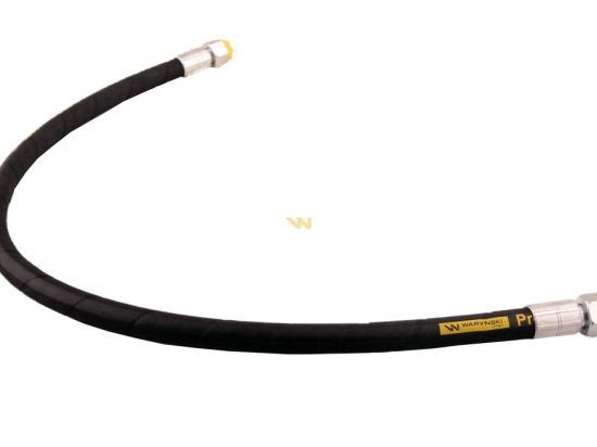 Przewód hydrauliczny 275 bar gwint M22x1.5 proste L-900mm DN12-2SN (AA-13-900; P11P11) 27.5MPa Waryński