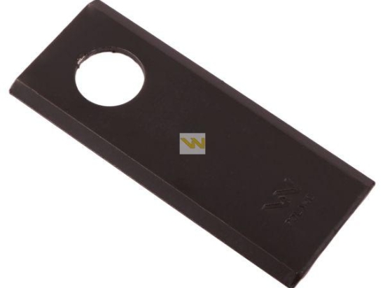 Nóż. nożyk kosiarka 98X40X3mm otwór 19 zastosowanie 58029045 BCS WARYŃSKI ( sprzedawane po 25 )