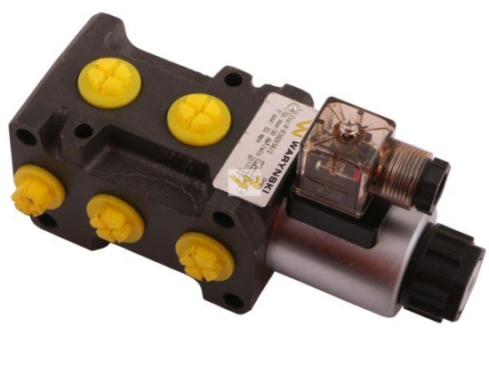 Dzielnik. zawór. elektrozawór kierunkowy elektromagnetyczny kontroli W-E38DVS6/2 (DVS6/50 L/MIN) G3/8" 50L (24V DC) Waryński