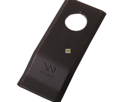 Nóż. nożyk kosiarka gięty 96X40X3mm otwór 19 zastosowanie 06561544 Deutz Fahr Kverneland WARYŃSKI ( sprzedawane po 25 )