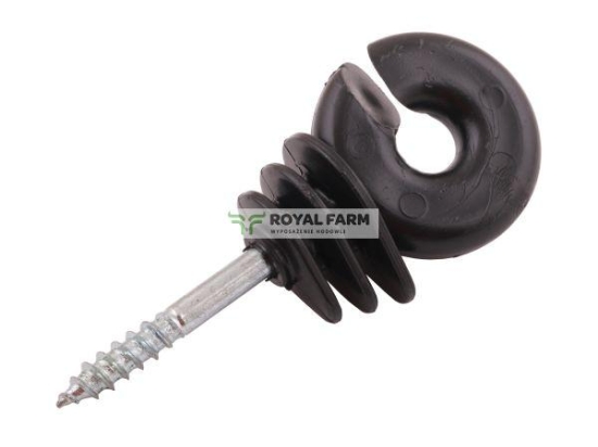 Izolator okrągły z wkrętem fi 5 do drewna (sprzedawane po 100 szt) ROYAL FARM 166844306