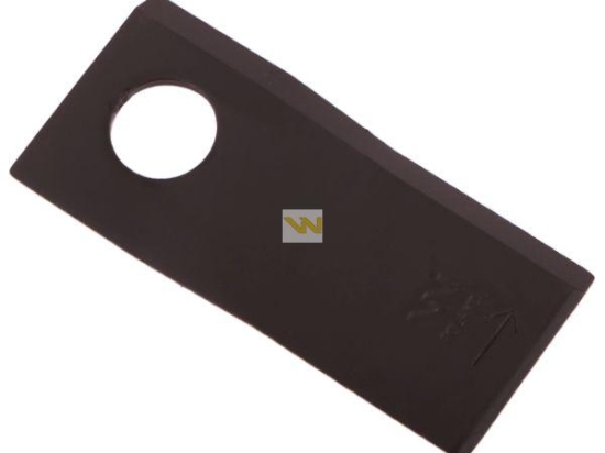 Nóż. nożyk kosiarka lewy 108x48x4mm otwór 21 zastosowanie 434971 Pottinger WARYŃSKI ( sprzedawane po 25 )