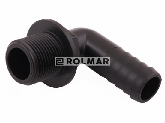 Kolanko 90 węża gwintowane męska 3/4" na wąż 20mm Arag