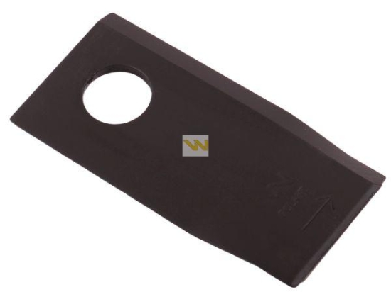 Nóż. nożyk kosiarka lewy 96x48x4mm otwór 19 zastosowanie 16503465 Deutz-Fahr WARYŃSKI ( sprzedawane po 25 )