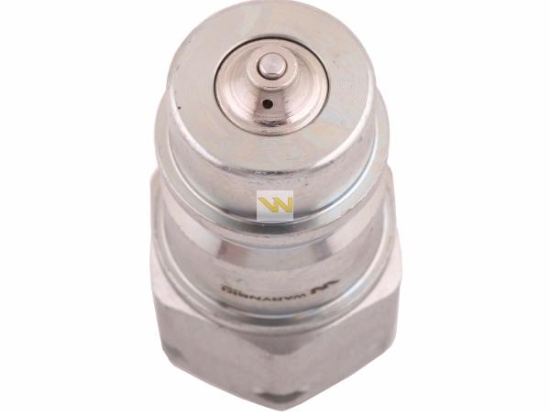 Szybkozłącze hydrauliczne wtyczka z eliminatorem ciśnienia M18x1.5 gwint zew. EURO (9100818W) (ISO 7241-A) Waryński