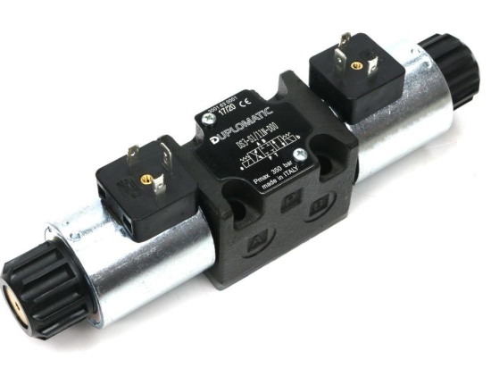 Rozdzielacz (elektrozawór) suwak "odcięty" DS3-S1/11N-D24 24V DC (cewka x 2) Heavy 350bar. 100l/min Duplomatic