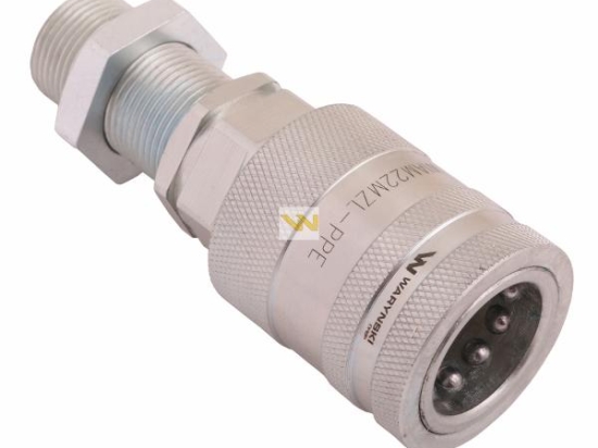 Szybkozłącze hydrauliczne gniazdo long z eliminatorem ciśnienia M22x1.5 gwint zew. EURO PUSH-PULL (9100822GL) (ISO 7241-A) Waryński
