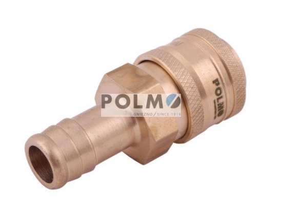 Szybkozłącze pneumatyczne P26 NW7.2 gniazdo pod wąż DN10mm POLMO  ( sprzedawane po 5 )