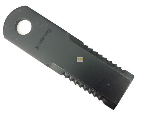 Nóż, obrotowy rozdrabniacz słomy sieczkarnia uzębiony 173x50x4.5mm otwór 20 zastosowanie 84068444 New Holland WARYŃSKI, Waryński