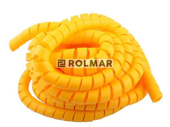 Osłona spiralna na węże hydrauliczne SGX-32Z (Zakres: 27-36mm) żółta (sprzedawane po 25) 25m