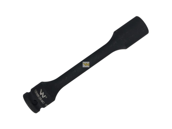 Nasadka udarowa 1/2", sześciokątna slim ze stali CrMo 16mm długość 150 mm, stosowane w mechanice do kluczy udarowych, Waryński