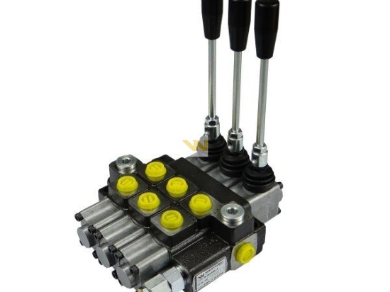 Rozdzielacz hydrauliczny 3-sekcyjny max przepływ 40L  Waryński