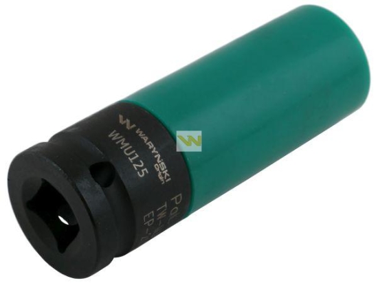 Nasadka udarowa 1/2 z magnesem do felg aluminiowych. 19mm. Waryński