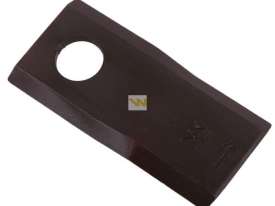Nóż. nożyk kosiarka lewy 105x48x4mm otwór 20 zastosowanie 6801410 Kuhn WARYŃSKI ( sprzedawane po 25 )