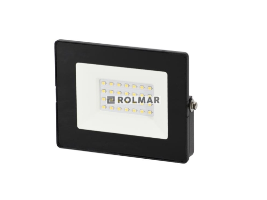 Naświetlacz, Lampa LED SMD 230V 20W 6500K 1660LM IP65 CZARNY