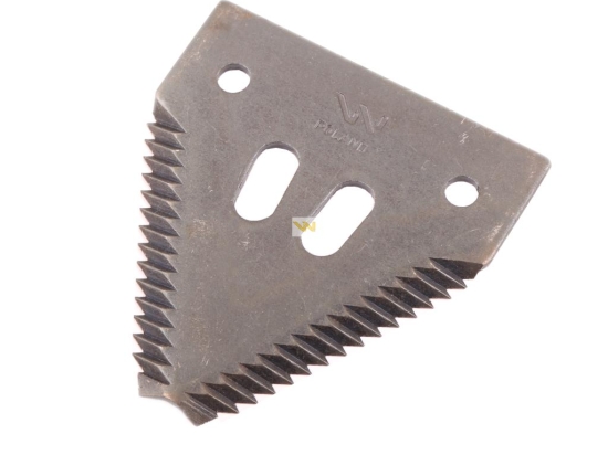 Nóż żniwny 80x76x2.7mm otwór 6.5 zastosowanie 1097806 Schumacher WARYŃSKI ( sprzedawane po 25 )
