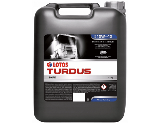 Olej silnikowy mineralny Lotos Turdus SHPD 20 l 15W-40