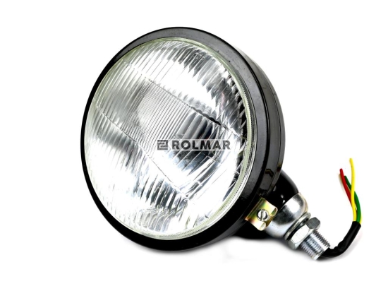 	Reflektor przedni prawy (metalowy) na żarówkę z kołnierzem H4C-330/360 import