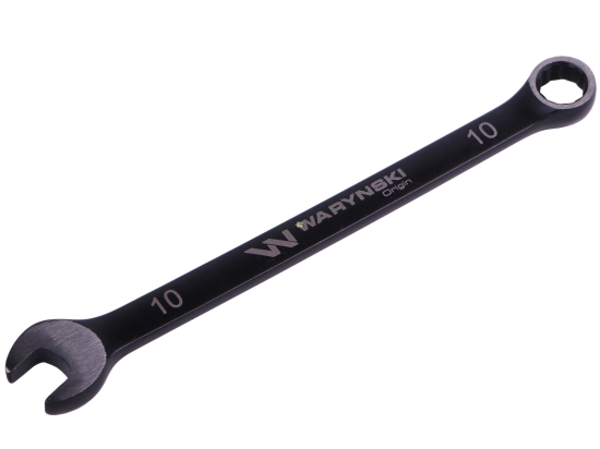 Klucz płasko-oczkowy 10 mm. CrV standard ASME B107-2010 Waryński