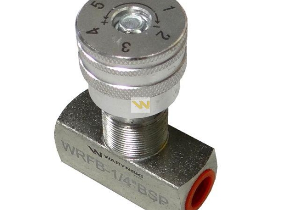 Zawór dławiący WRFB 90 1/4"BSP Waryński