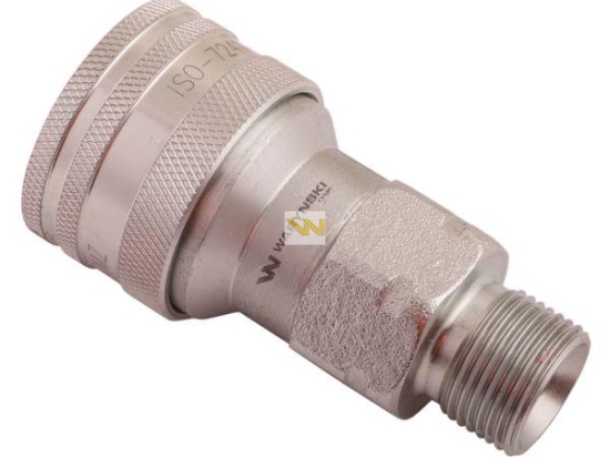 Szybkozłącze hydrauliczne gniazdo M20x1.5 gwint zewnętrzny EURO (ISO 7241-A) Waryński